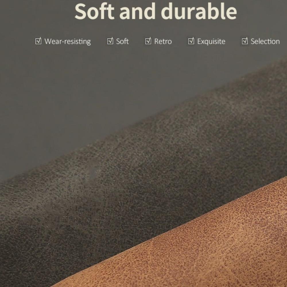 Vintage Men's Wallet Solid Color Card Pack Cute Short Purse  Home