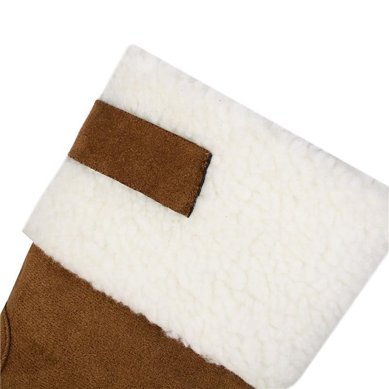 Women's Snow Boots, Comfortable and Warm In Autumn and Winter, Thick Heel Low Heel Large Size Plush Short Boots