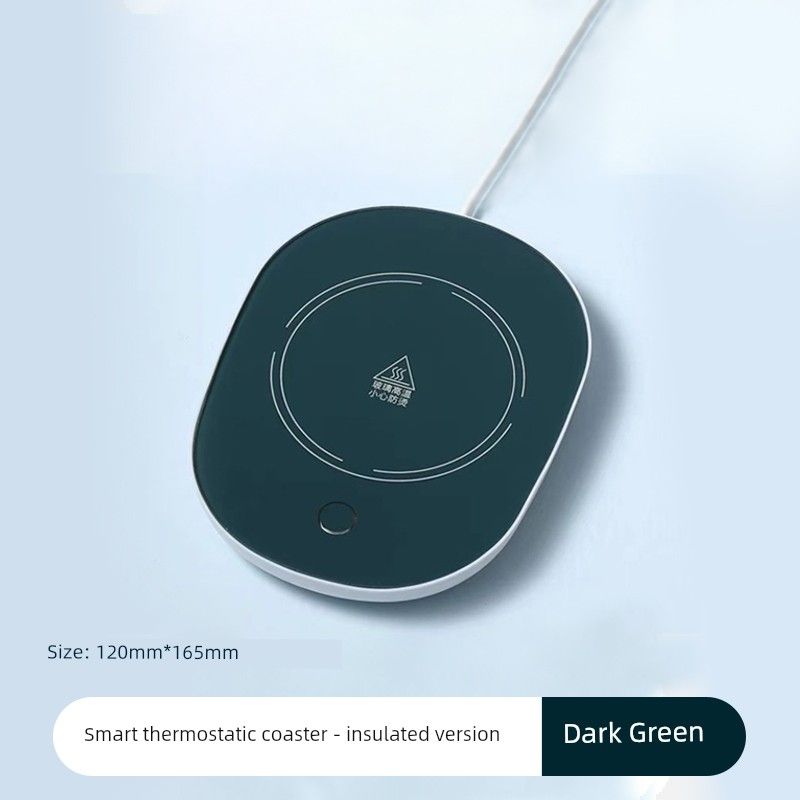 

Display Intelligent Constant Temperature Heating Coaster Adjustable Temperature Office For Home Cup Warming Holder Hot Milk Food Handy Gadget 847 Dark Green [Not Recommended] No Adjustment