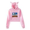 Cat Ear Hoodies Sweatshirt Icrimax for Women Sexy Pink Color Fashion Autumn Streetwear Cool Clothes
