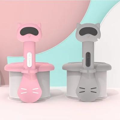 Silicone Cat Can Lid Cat Shaped Pet Can Jar Opener Cartoon Pet Supplies Cat Dog Wet Food