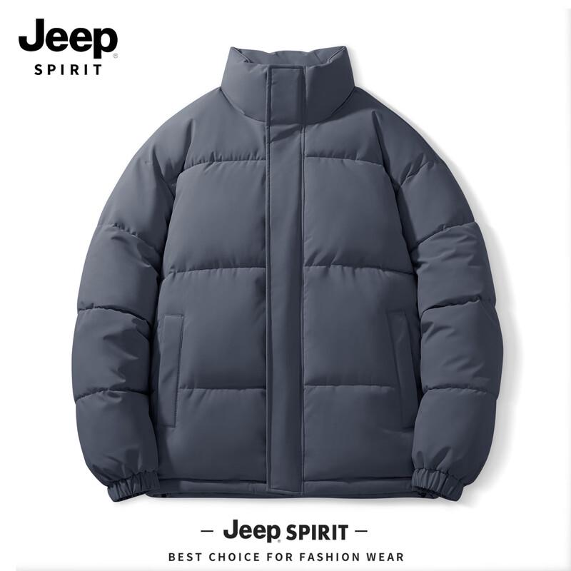 JEEP SPIRIT Men's 2025 Warm Stand Collar Padded Jacket