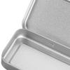 EXCEART Iron Pencil Case, Tinplate Rectangular Single-Layer Metal Pen Box, Simple Design for Students, Stationery Storage, 8.07" x 2.36" x 0.79