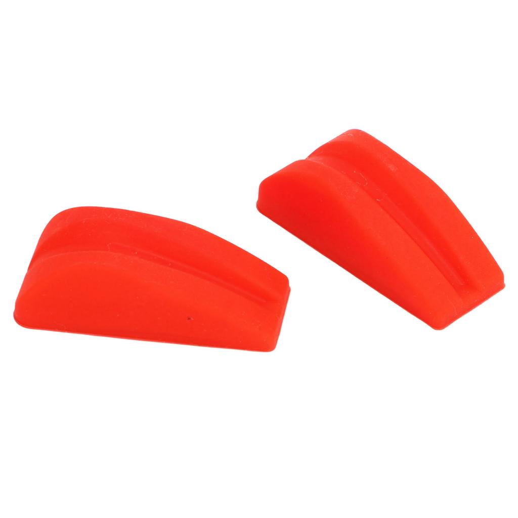 2Pcs Archery Bow Shock Absorber Rubber Noise Vibration Reduction Lightweight Bright Color Bow String Groove Damper Red