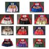 Muay Thai Thai Kick Boxing Kid Children Shorts Fight MMA Elastic Wrist Training Martial Art Satin 5