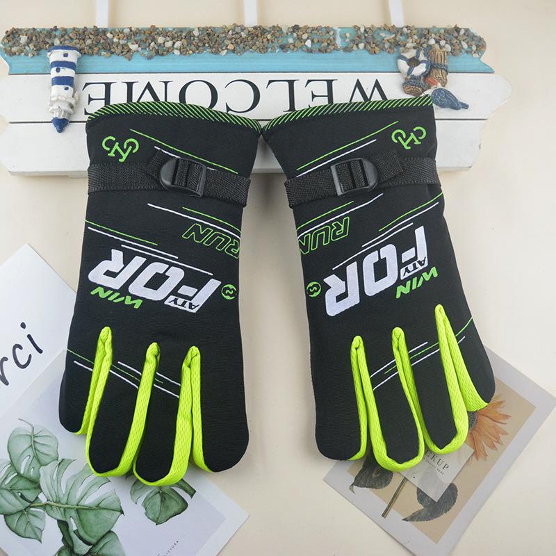 Autumn and winter new men's thermal cycling gloves