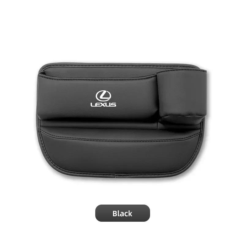 AIP1 Car Seat Gap Water Cup Holder Side Organizer Pocket For Lexus ES RX NX LS UX LM LX GX LC RZ IS CT GS RC HS SC LBX IS300 RX350