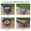 Gongziyu Outdoor Portable Windproof Gas Camping Stove