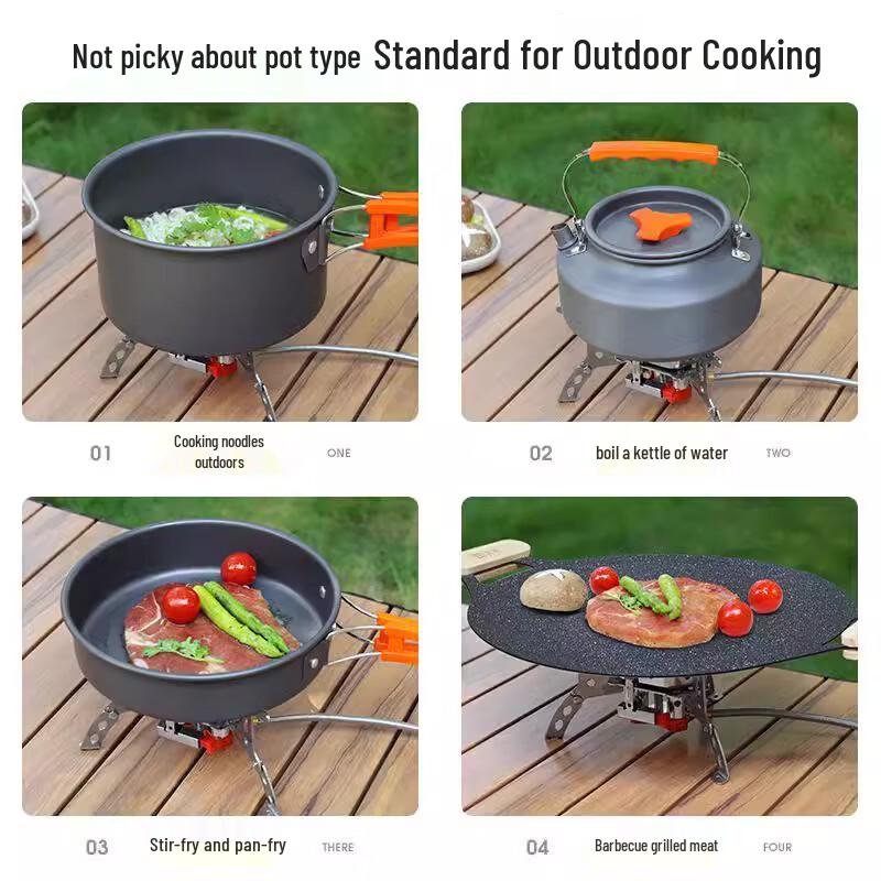 Gongziyu Outdoor Portable Windproof Gas Camping Stove