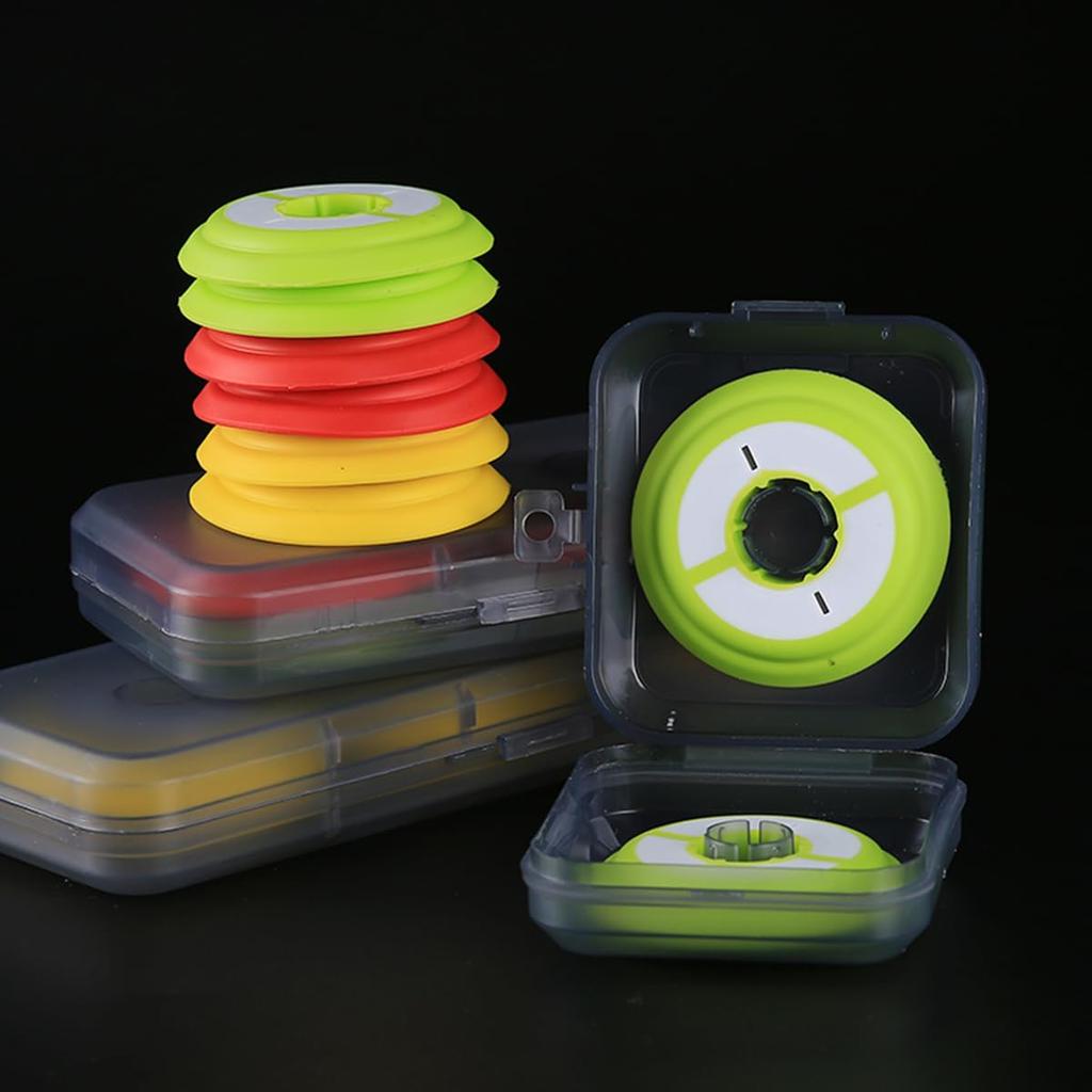 Unikato Fishing Reel, Fishing Line Storage, Silicone Material, Round Type