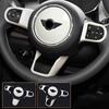 Car Steering Wheel Decorative Cover Plastic Modification Sticker For BMW MINI 2022 Cooper S F54 F55 F56 F57 F60 Car Accessories XX4