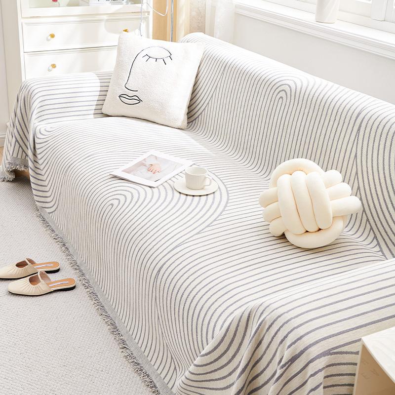 Chenille Sofa Cover Towel Autumn and Winter Simple Modern Non-Slip Sofa Cover Universal All-Inclusive Anti-Scratching Cover Blanket