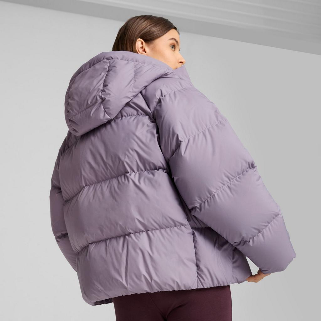 Puma DOWN PUFFER Women's Hooded Jacket Purple 62648730 R M