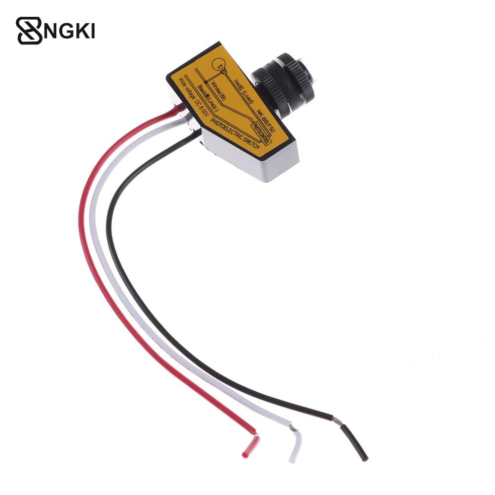 

Automatic Light Control Sensor DC12V 24V 36V 48V Dusk To Dawn Photocell Switch High Quality