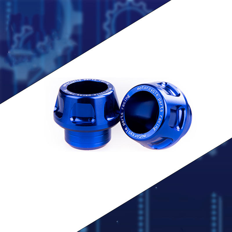Motorcycle Aluminum Alloy Front Fork Cup Replacement Motorcycle Front Fork Frame Sliders Durable Motorcycle Accessories