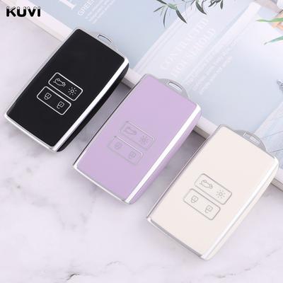 TPU Car Card Key Case Cover Shell Fob for Renault Koleos Captur Megane Clio Scenic Talisman Arkana for Dacia Sandero Accessories
