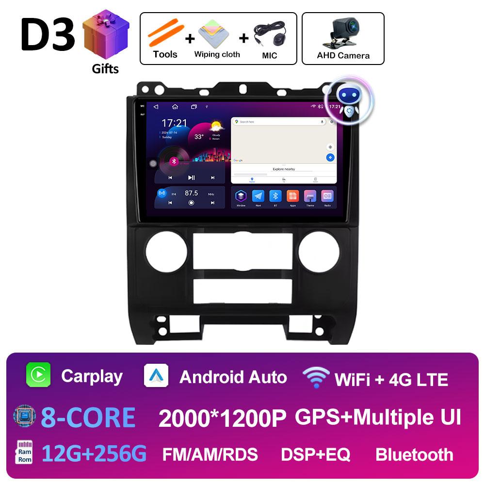 DSP Stereo Android Auto Carplay For Ford Escape 2007 2008 2009 2010 2011 2012 GPS Navi Smart System Touch Screen WIFI Auto Tools