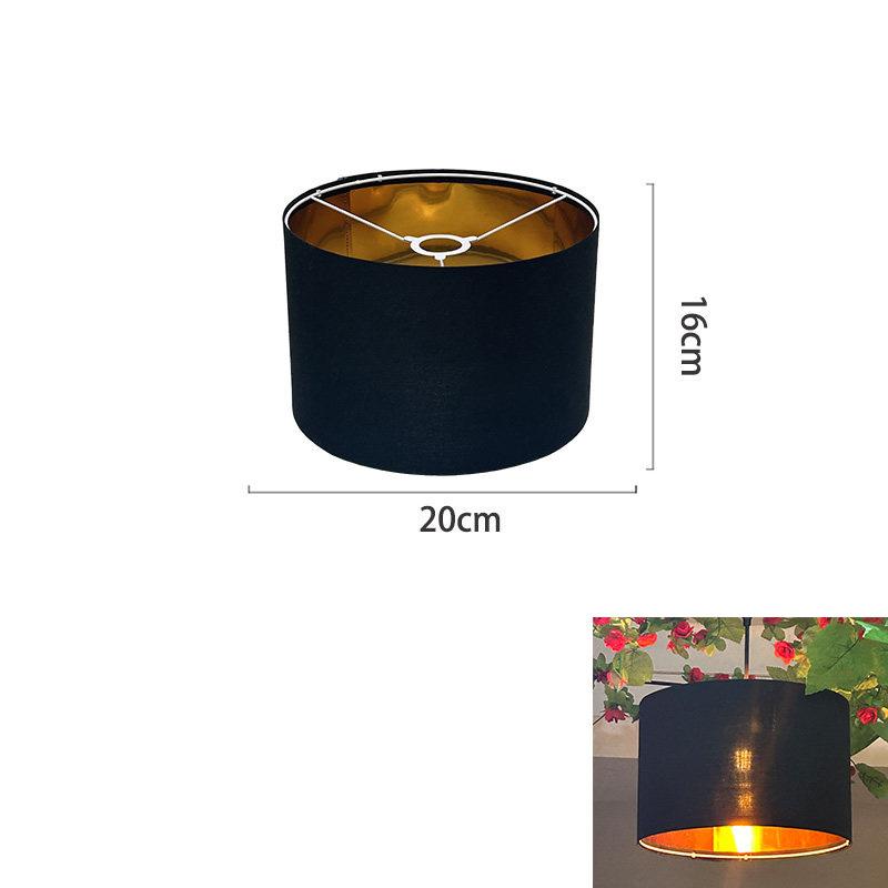 Vintage Cylinder Lampshade E27 Linen Round Lamp Shade for Table Lamps Easy Assembly Lampshade for DIY Table Lamps Floor Bedside