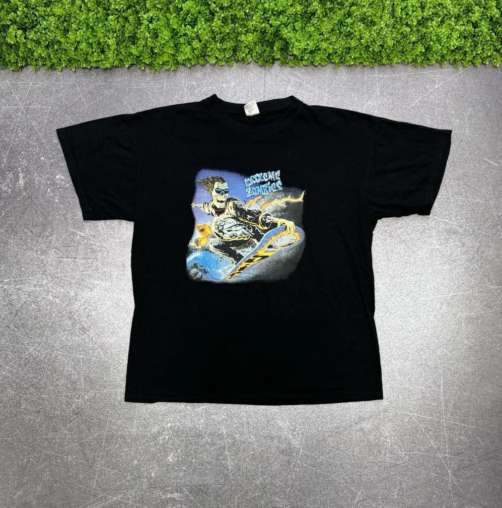 Vintage Y2K Extreme Zombie Dead Face Horror Band Streetwear