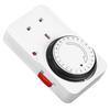 Intelligente 24-Stunden-Zyklus Mechanische Zeitschaltuhr Stromschalter Timer Stecker Steckdose
