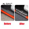 Front Rear Door Sill Protector Cover For Xpeng G6 2024 2025 2026 Carbon Fiber Anti Kick ABS Pedal Guards Inner Strip Threshold