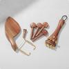 Rosewood Violin Fitting Set | Tone Metal Hardware WoodGrain Surface, Accessory Kit