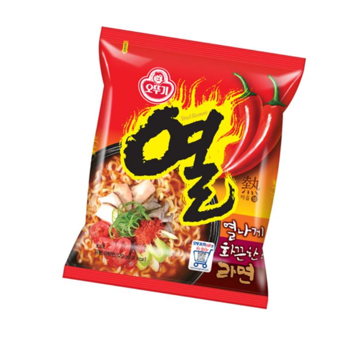 Otoki Yeollamyeon Spicy Korean Instant Noodles 120g X 5 Packs