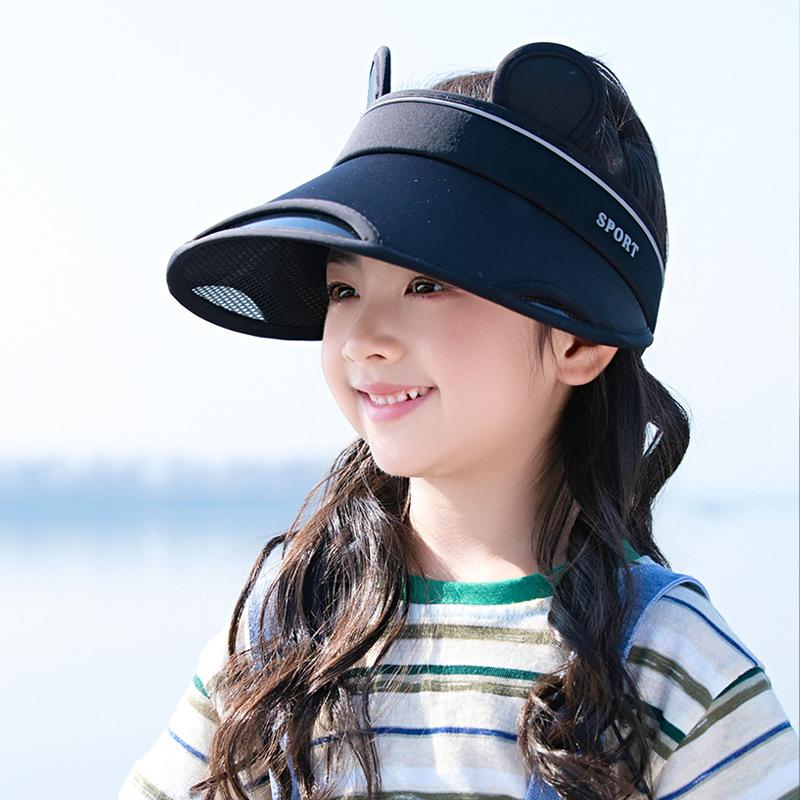 UPF50+ Kinderhut Sommer UV-Schutz Sonnenhut Jungen und Mädchen Outdoor Reise Leerer Oberteil Sonnenschutzhut 1129