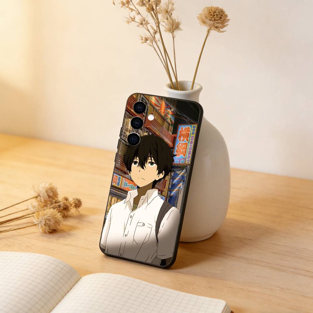 Hyouka Hotaro Oreki Phone Case For Samsung Galaxy A73,A72,A71,A70,A53,A52,A51,Soft Silicone Black Cover