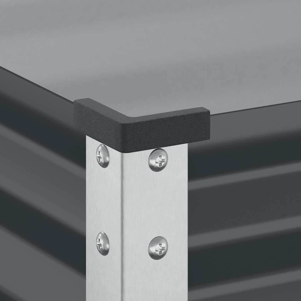 Vidaxl Donica Ogrodowa, Antracytowa, 100X41X90 Cm, Stal
