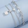 Minimalist Style Silver Sexy Personality Women's Chain Feet Chain Copper Plated Silver Hypoallergenic Girl Chain Feet Chain