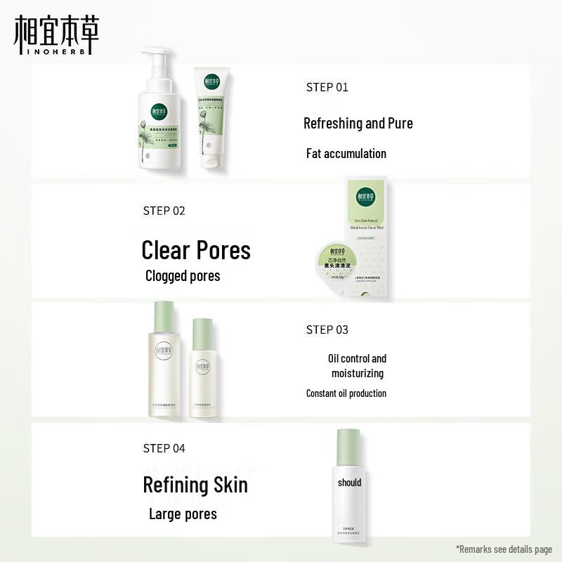 Xiang Yi Ben Cao Core Purifying 3-Piece Skincare Set
