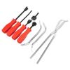 8PCS Drum Brake Puller Tool Kit Universal 45 Steel Oxidation Chromate Coating with Storage Box