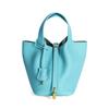[New] High-quality First-layer Cowhide Niche Vegetable Basket Handbag Female, Genuine Leather Large-capacity High-end Bucket Bag