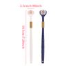 6 Pcs Family Soft Bristled Three Sided Toothbrush - Efficient Cleaning Three Headed Manual Toothbrush