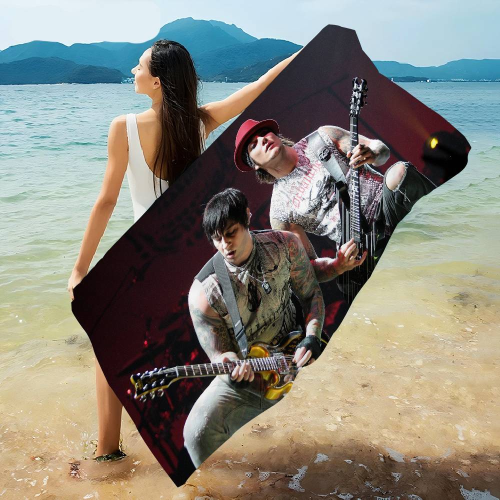 Rock Band Avenged S-Sevenfold Big Microfiber Beach Towels Quick Dry Towel Sand Beach Towels Pool Towel for Travel Swim Pool Yoga