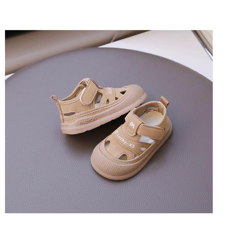 Baby Atmungsaktive Sandalen Sommer Kleinkinder Weiche Sohle Kinderschuhe Kinder Atmungsaktiv Rutschfest Strandschuhe Zehenschutz Hohlschuhe