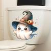 Spooky Halloween Haunted House Wall Decal Set Scary Ghost Window Stickers for Home Party Decoration Waterproof