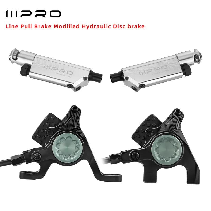 IIIPRO 6R Road Bicycle Hydraulic Disc Brake CNC Integrated Caliper Road Bicycle Line Pull Brake Modified Hydraulic Disc Brake