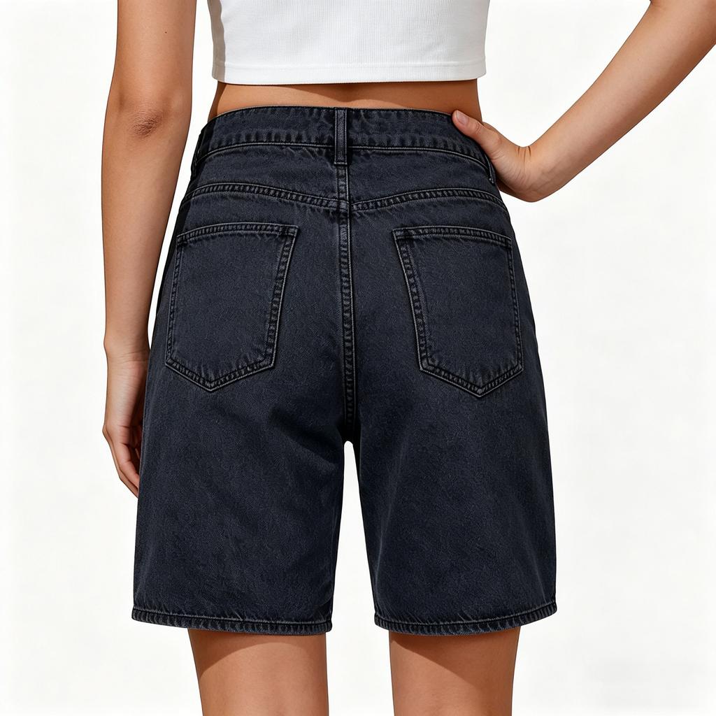Ladies' Casual  Versatile Fashionable Denim Shorts