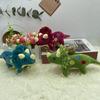 17cm Creative Big Plush Soft Triceratops Stegosaurus Plush Toy Dinosaur Doll Stuffed Toy Kids Dinosaurs Toy Birthday Gifts