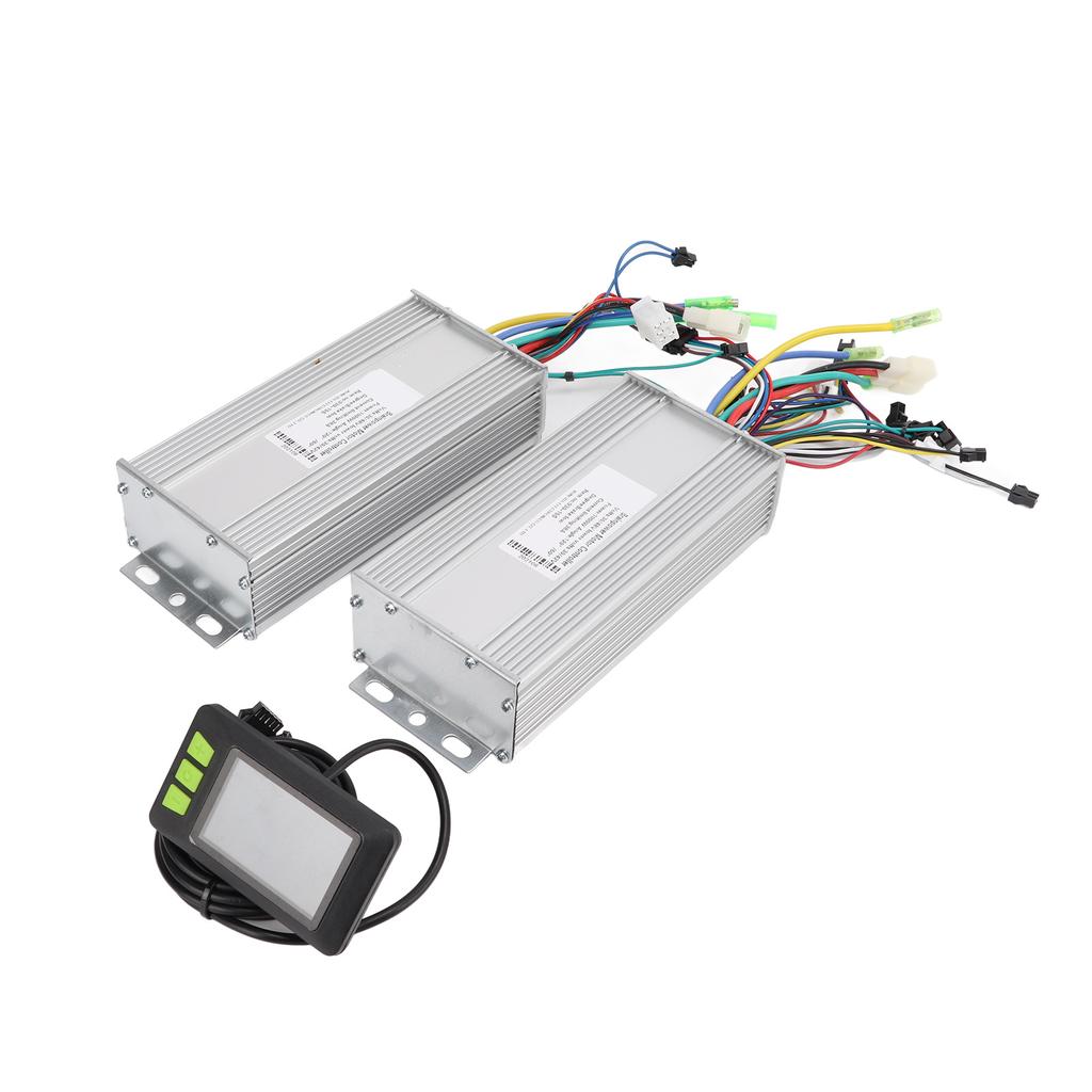 36V 48V 1000W Dualantriebsmotor Bürstenloser Controller LCD-Display Farbbildschirm Kit für Elektro