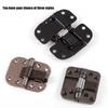 Hidden Folding Door Hinge Space Efficient Invisible Cabinet Hinge for Furniture Smooth Open for Various Styles & Space