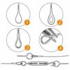 Galvanized Stainless Steel Cable Garden Mounting Kit