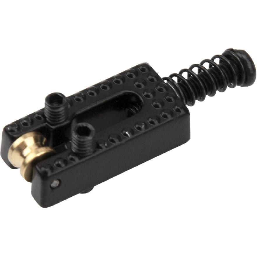 6 шт. Yootones Металлические роликовые бриджевые тремоло-седла с ключом, совместимые со Stratocaster Squier Fender Strat Tele Электрогитарой(черный)