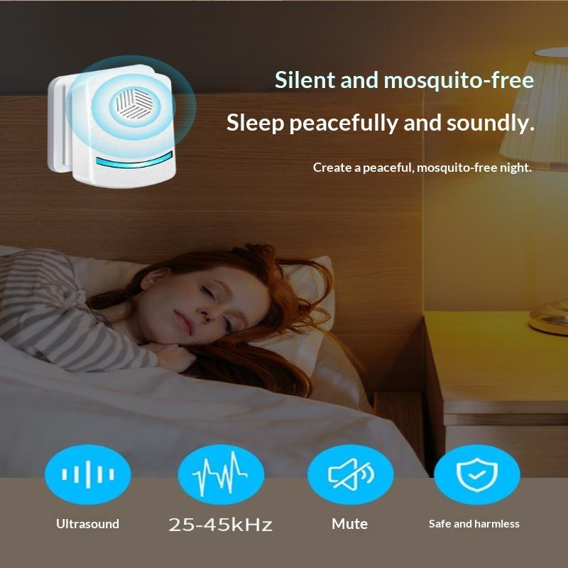 2026 Upgraded Ultrasonic Mosquito Mouse Repeller Quiet Operation Full Coverage Perfect For Home Office Use