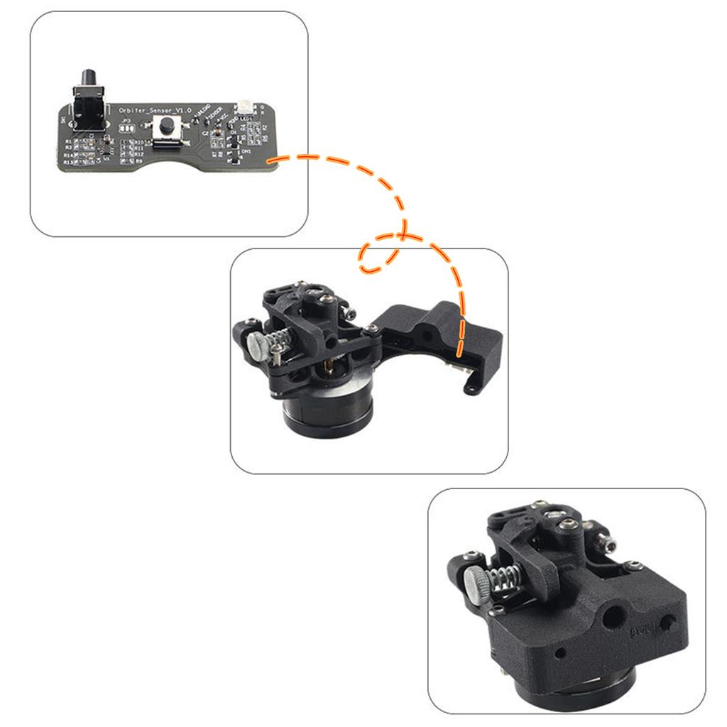 3D Printer Extruder Material Break Detection Module Filament Break Detection Sensor For Sherpa Mini Extruder Voron 2.4