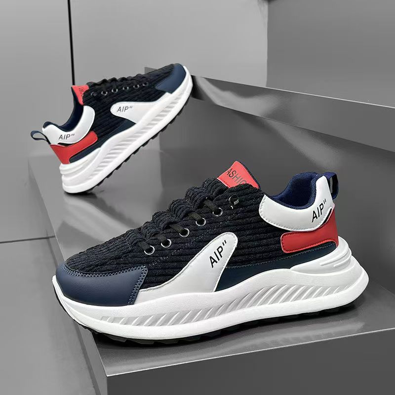 Men's shoes 2025 new spring leisure sports trend trendy casual shoes men's lightweight flat running Forrest Gump shoes