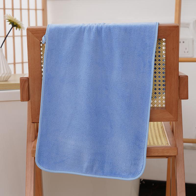 High-Density Coral Fleece Towel: Soft, Absorbent Face Towel for Home, Salon & Barber Shop.