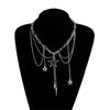 Fashion Forward Hollow Star Necklace Versatile Layering Jewelry For Women Lightweight Alloy Daily Wear Accessory